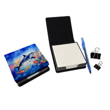 Load image into Gallery viewer, Dolphin PU Leather Note Paper Holder