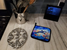 Load image into Gallery viewer, Dolphin Pot Holders - Set of 2 Decorative Kitchen Helpers | Made in the USA