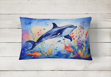 Load image into Gallery viewer, Dolphin Throw Pillow