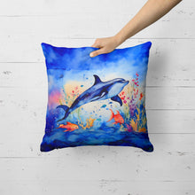 Load image into Gallery viewer, Dolphin Throw Pillow
