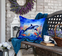 Load image into Gallery viewer, Dolphin Throw Pillow