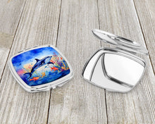 Load image into Gallery viewer, Dolphin Compact Mirror – Stylish Purse Mirror with Artistic Covers