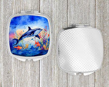 Load image into Gallery viewer, Dolphin Compact Mirror – Stylish Purse Mirror with Artistic Covers