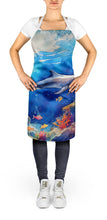 Load image into Gallery viewer, Dolphin Apron – Artist-Designed Kitchen, BBQ &amp; Craft Apron