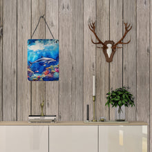 Load image into Gallery viewer, Dolphin Wall or Door Hanging Prints