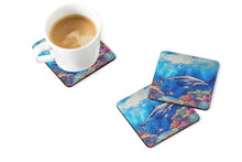 Load image into Gallery viewer, Dolphin Coasters - Set of 4 Lightweight Foam, Absorbent Drink Coasters
