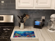 Load image into Gallery viewer, Dolphin Glass Cutting Boards – Durable, Decorative Kitchen Art Large