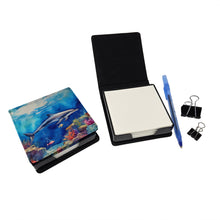 Load image into Gallery viewer, Dolphin PU Leather Note Paper Holder