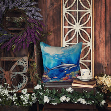 Load image into Gallery viewer, Dolphin Throw Pillow
