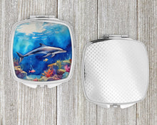 Load image into Gallery viewer, Dolphin Compact Mirror – Stylish Purse Mirror with Artistic Covers