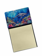 Load image into Gallery viewer, Dolphin Sticky Note Holder- Refiilable Desk Accessory Note Pad