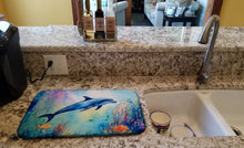 Load image into Gallery viewer, Dolphin Dish Drying Mat