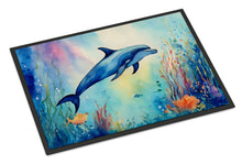 Load image into Gallery viewer, Dolphin Doormat - Large 24x36 – Indoor/Outdoor Floor Mat with Artistic Flair