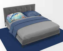 Load image into Gallery viewer, Dolphin Standard Pillowcase – Artistic Decorative Front, White Back