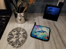 Load image into Gallery viewer, Dolphin Pot Holders - Set of 2 Decorative Kitchen Helpers | Made in the USA