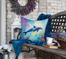 Load image into Gallery viewer, Dolphin Throw Pillow