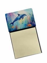 Load image into Gallery viewer, Dolphin Sticky Note Holder- Refiilable Desk Accessory Note Pad