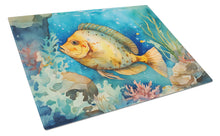Load image into Gallery viewer, Flounder Glass Cutting Boards – Durable, Decorative Kitchen Art Large