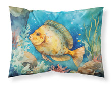 Load image into Gallery viewer, Flounder Standard Pillowcase – Artistic Decorative Front, White Back