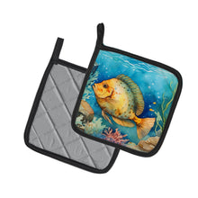 Load image into Gallery viewer, Flounder Pot Holders - Set of 2 Decorative Kitchen Helpers | Made in the USA
