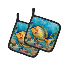 Load image into Gallery viewer, Flounder Pot Holders - Set of 2 Decorative Kitchen Helpers | Made in the USA