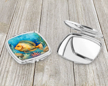 Load image into Gallery viewer, Flounder Compact Mirror – Stylish Purse Mirror with Artistic Covers
