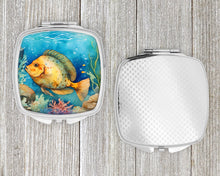 Load image into Gallery viewer, Flounder Compact Mirror – Stylish Purse Mirror with Artistic Covers
