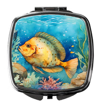 Load image into Gallery viewer, Flounder Compact Mirror – Stylish Purse Mirror with Artistic Covers