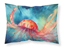 Load image into Gallery viewer, Jellyfish Standard Pillowcase – Artistic Decorative Front, White Back