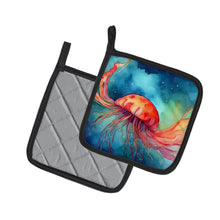Load image into Gallery viewer, Jellyfish Pot Holders - Set of 2 Decorative Kitchen Helpers | Made in the USA