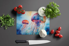 Load image into Gallery viewer, Jellyfish Glass Cutting Boards – Durable, Decorative Kitchen Art Large