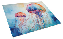 Load image into Gallery viewer, Jellyfish Glass Cutting Boards – Durable, Decorative Kitchen Art Large