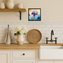 Load image into Gallery viewer, Jellyfish Framed Metal Print