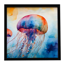 Load image into Gallery viewer, Jellyfish Framed Metal Print