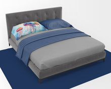 Load image into Gallery viewer, Jellyfish Standard Pillowcase – Artistic Decorative Front, White Back