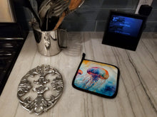 Load image into Gallery viewer, Jellyfish Pot Holders - Set of 2 Decorative Kitchen Helpers | Made in the USA