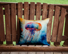 Load image into Gallery viewer, Jellyfish Throw Pillow - 14x14 Decorative Pillow – Art for Your Home &amp; Patio