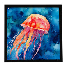 Load image into Gallery viewer, Jellyfish Framed Metal Print