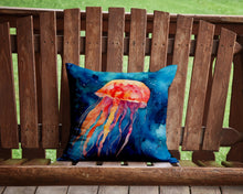 Load image into Gallery viewer, Jellyfish Throw Pillow - 14x14 Decorative Pillow – Art for Your Home &amp; Patio