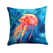 Load image into Gallery viewer, Jellyfish Throw Pillow - 14x14 Decorative Pillow – Art for Your Home &amp; Patio