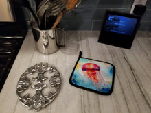 Load image into Gallery viewer, Jellyfish Pot Holders - Set of 2 Decorative Kitchen Helpers | Made in the USA