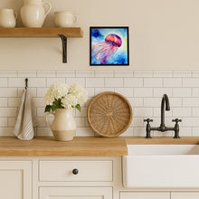 Load image into Gallery viewer, Jellyfish Framed Metal Print