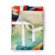 Load image into Gallery viewer, Koi Fish Apron – Artist-Designed Kitchen, BBQ &amp; Craft Apron