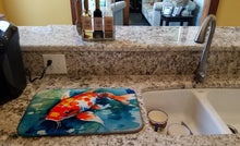 Load image into Gallery viewer, Koi Fish Dish Drying Mat