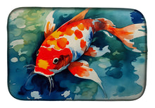 Load image into Gallery viewer, Koi Fish Dish Drying Mat