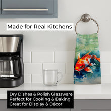 Load image into Gallery viewer, Koi Fish Kitchen Towel DAC2794KTWL