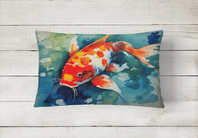 Load image into Gallery viewer, Koi Fish Throw Pillow