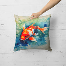 Load image into Gallery viewer, Koi Fish Throw Pillow