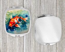 Load image into Gallery viewer, Koi Fish Compact Mirror – Stylish Purse Mirror with Artistic Covers