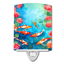 Load image into Gallery viewer, Koi Fish Ceramic Night Light